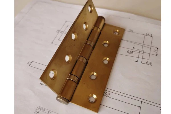 Anti-vibration Brass Fixed Hinges