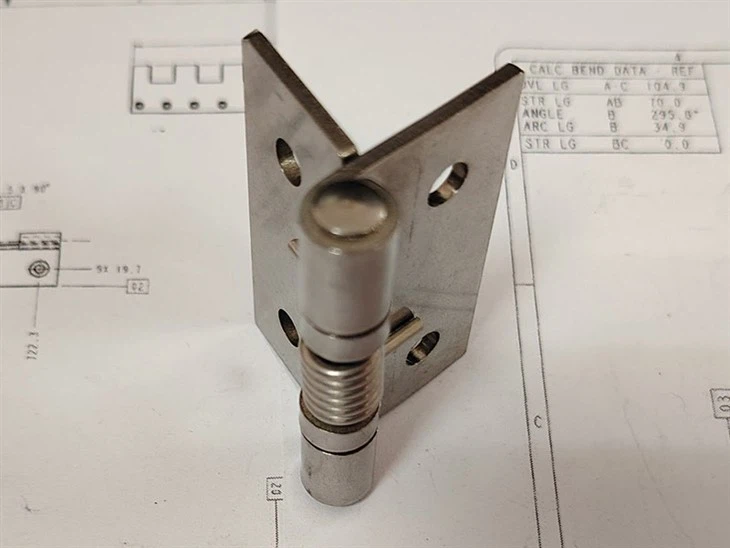 Balamale industriale din oțel inoxidabil de 3 mm