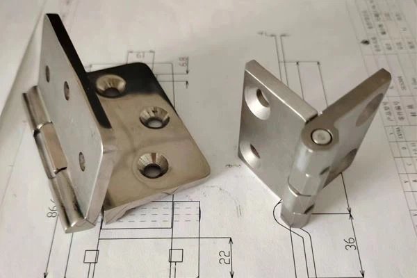 Mirror Finish Heavy Duty Spring Hinges For Metal Gates