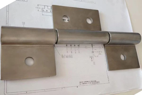 Thickened Electroplated Iron Industrial Door Window Load-bearing Hinge
