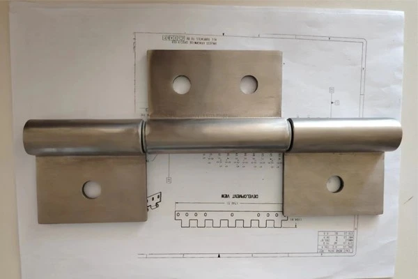 Thickened Electroplated Iron Industrial Door Window Load-bearing Hinge